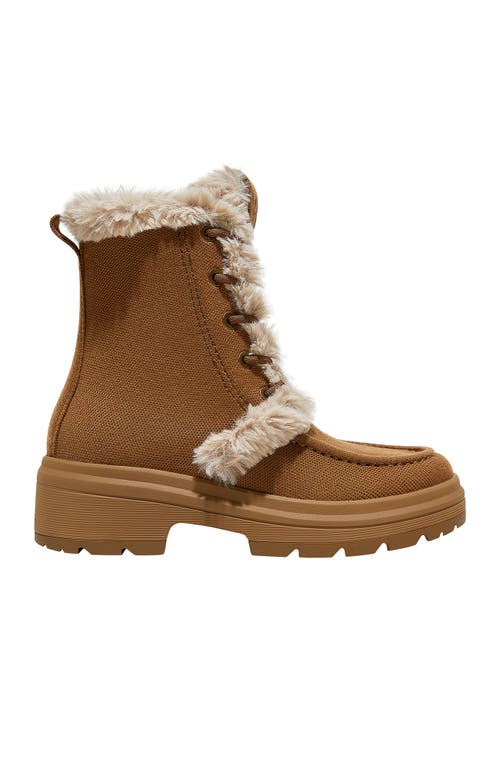 Vivaia Faux Fur Water-repellent Lightweight Warm Boots In Brown