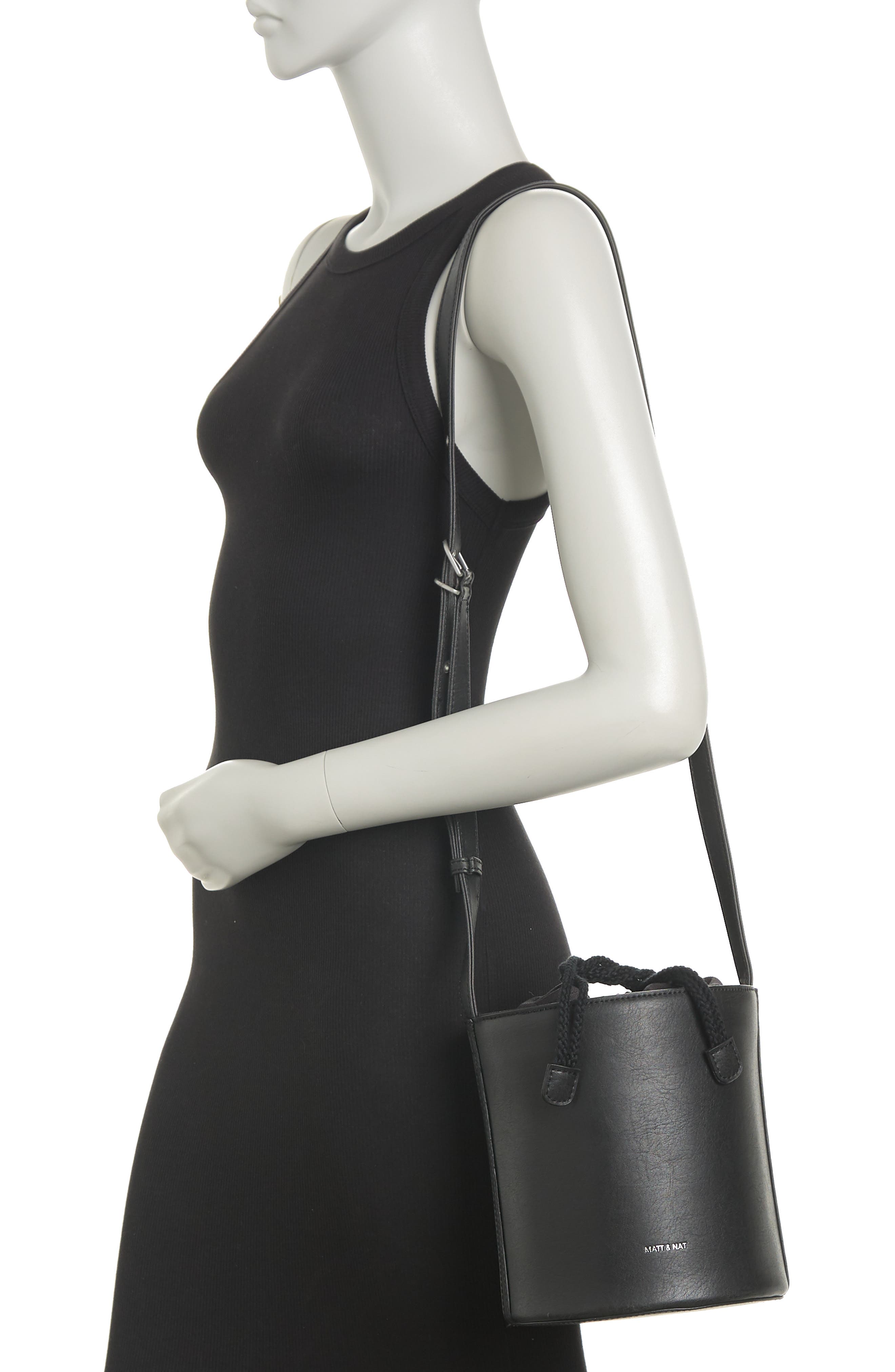 MATT AND NAT Vintage Bucket Bag, Alternate, color, BLACK