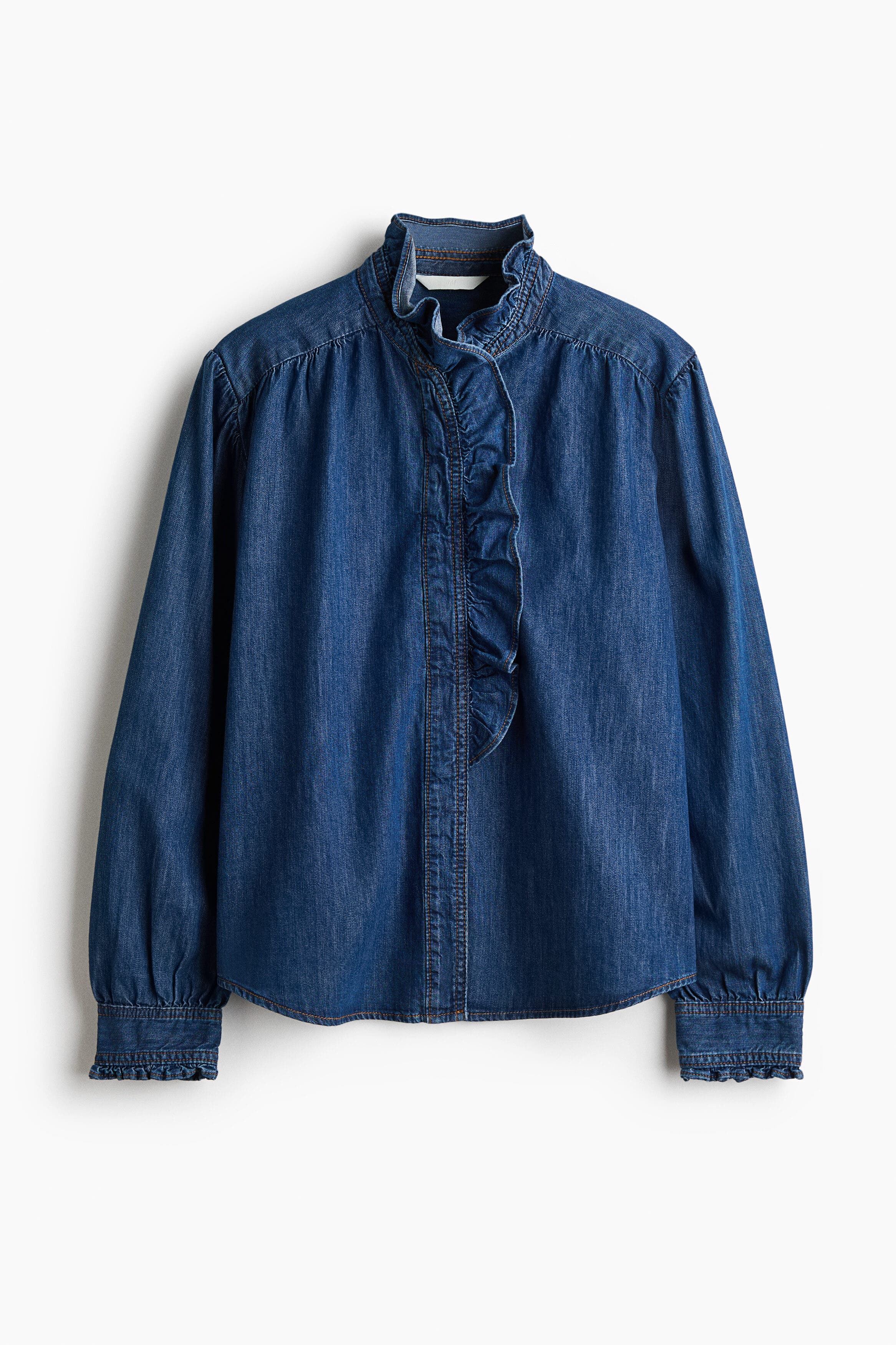 selected Dark denim blue