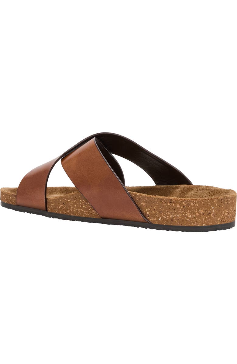 André Assous Max Slide Sandal, Alternate, color, Cognac Leather