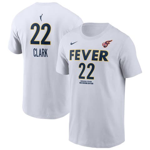 Men's Nike Caitlin Clark White Indiana Fever Name & Number Heroine Edition T-Shirt