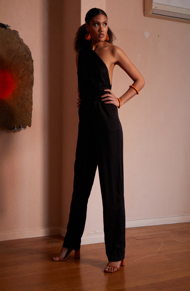 DIARRABLU Umy Wrap Jumpsuit, Alternate, color,