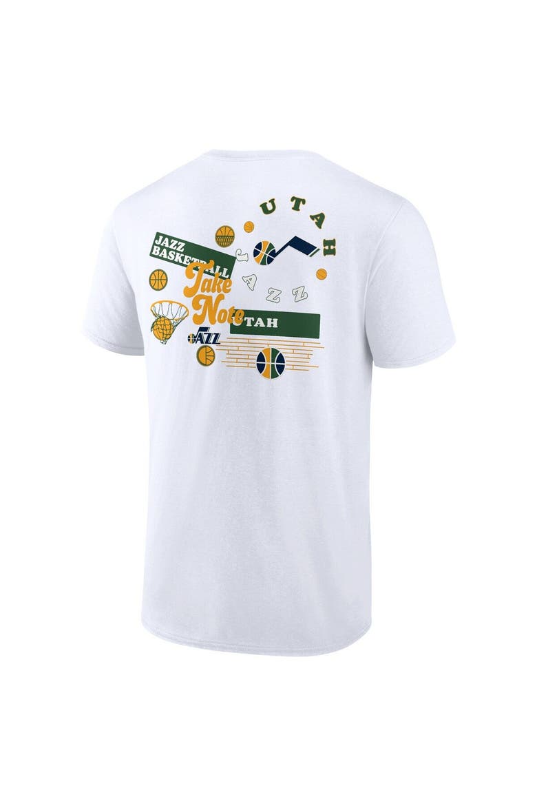 Men's Fanatics Branded White Utah Jazz Street Collective T-Shirt, Alternate, color, White