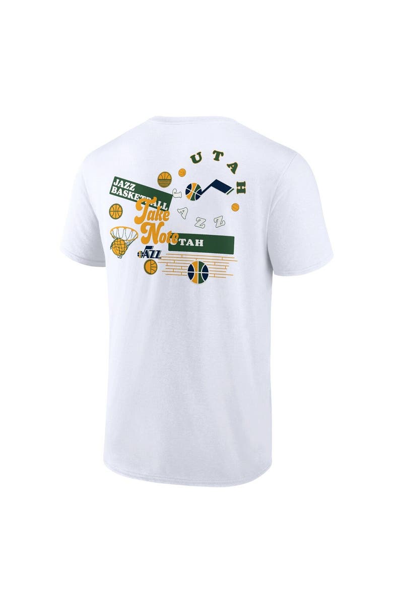 FANATICS Men's Fanatics Branded White Utah Jazz Street Collective T-Shirt, Alternate, color, White