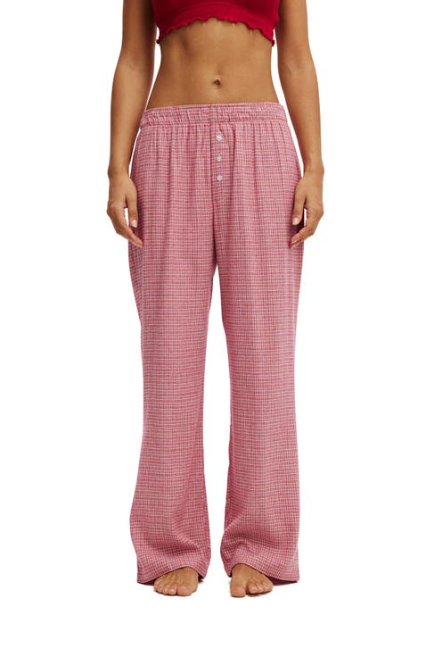 Women's Flannel Wide Leg Pant