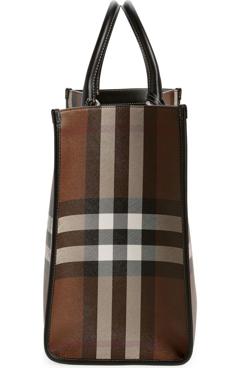 Burberry Denny Check Canvas Tote, Alternate, color,