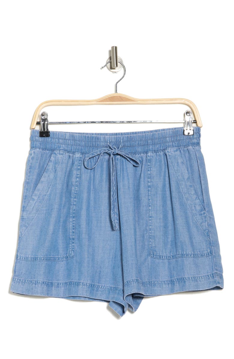 Splendid Marseilles Chambray Drawstring Shorts, Alternate, color,