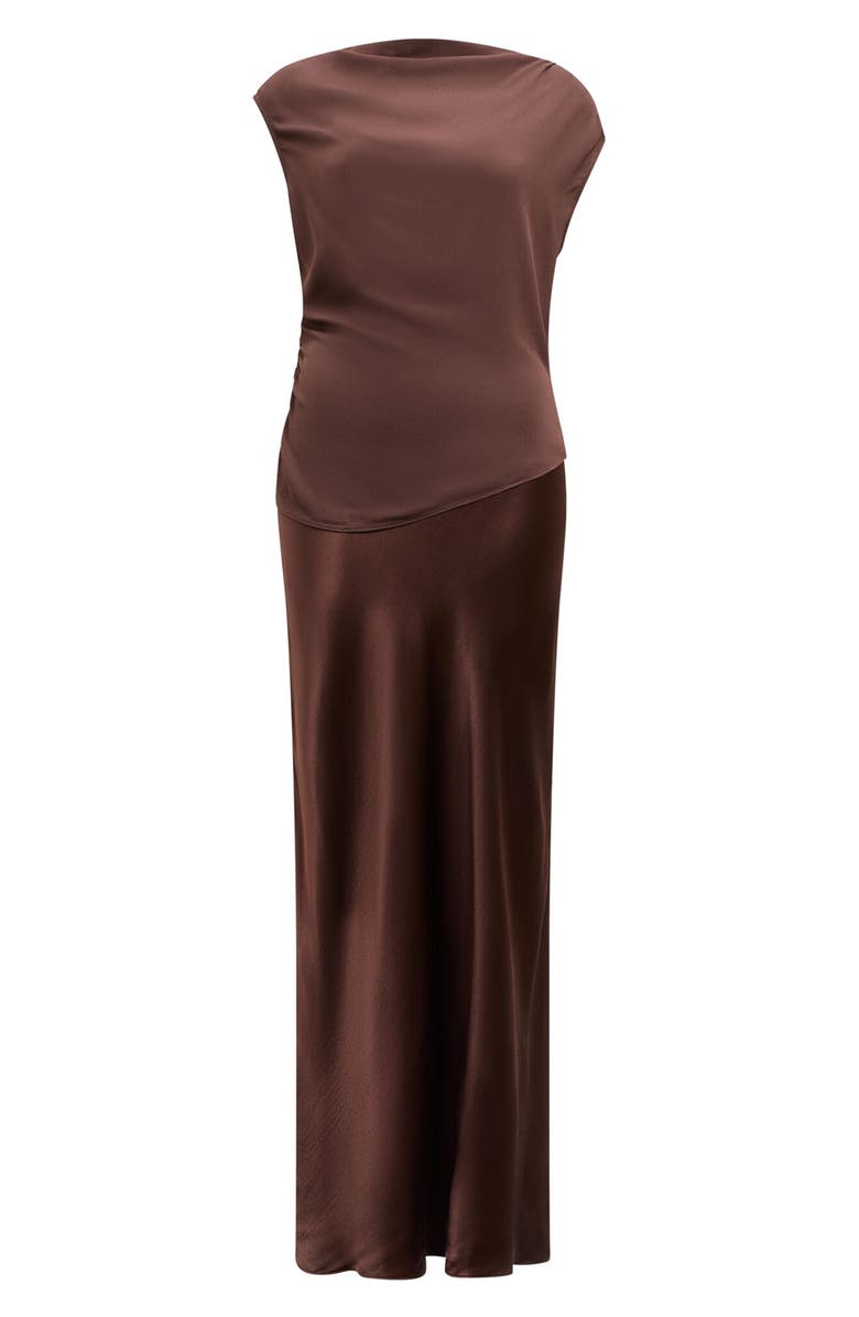Ever New Aurora 2-Piece Maxi Dress, Alternate, color, Chocolate
