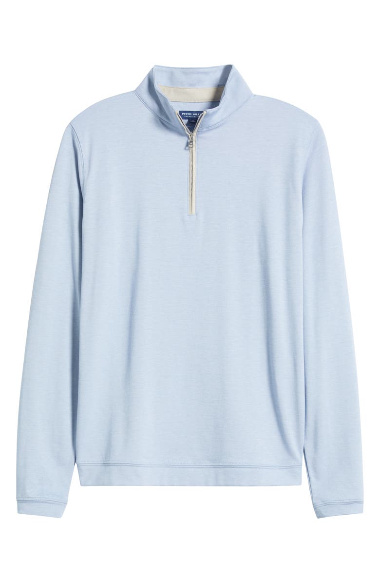 Peter Millar Crown Crafted Albatross Quarter Zip, Alternate, color, Angelite