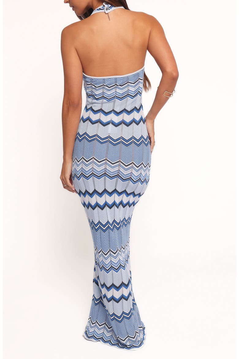 Neasa Knit Maxi Dress, Alternate, color, BLUE