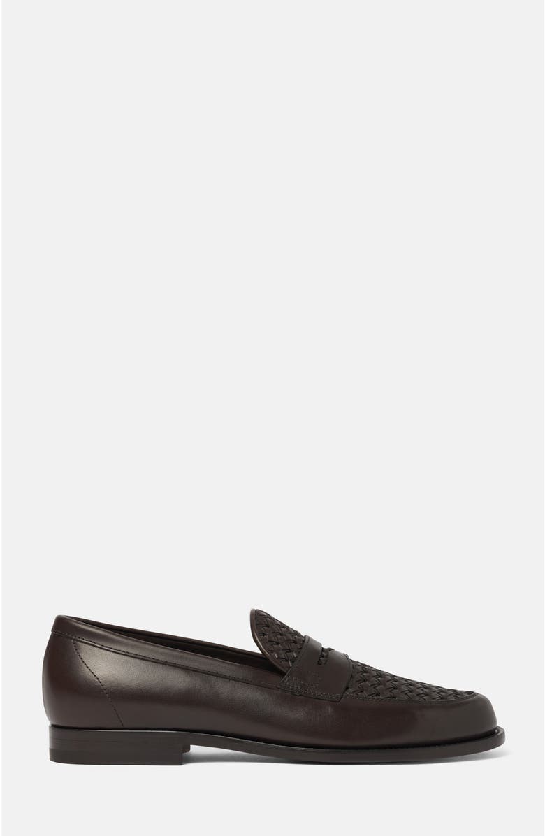SCAROSSO Ryan Loafers, Alternate, color, Dark Brown - Calf