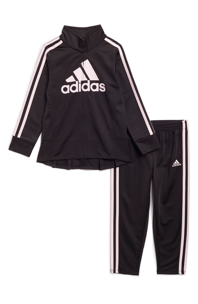 adidas Kids' Logo Tricot Track Jacket & Pants Set, Main, color, 