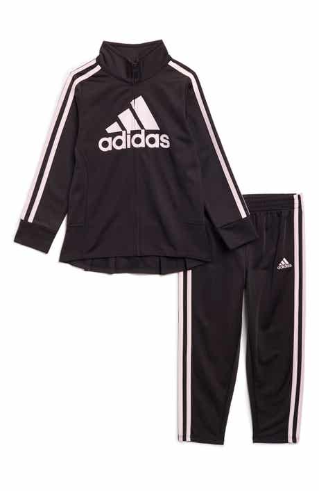 adidas Kids' Logo Tricot Track Jacket & Pants Set