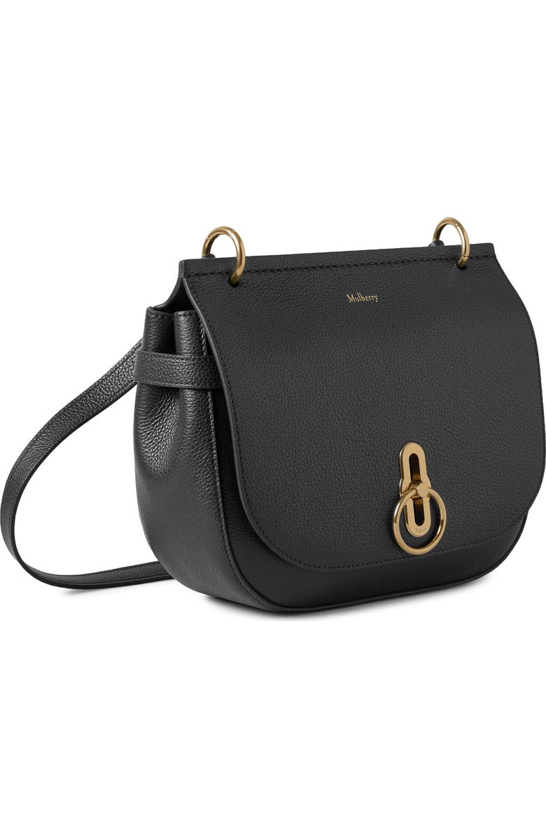 Mulberry Amberley Leather Satchel, Alternate, color, Black