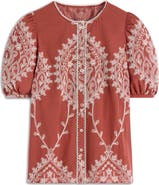 Boden Leah Embroidered Top
