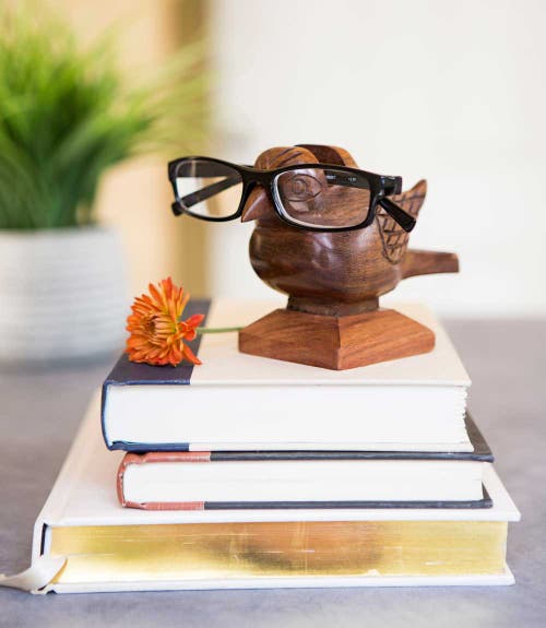 Matr Boomie Sparrow Eyeglass Holder Stand In Brown