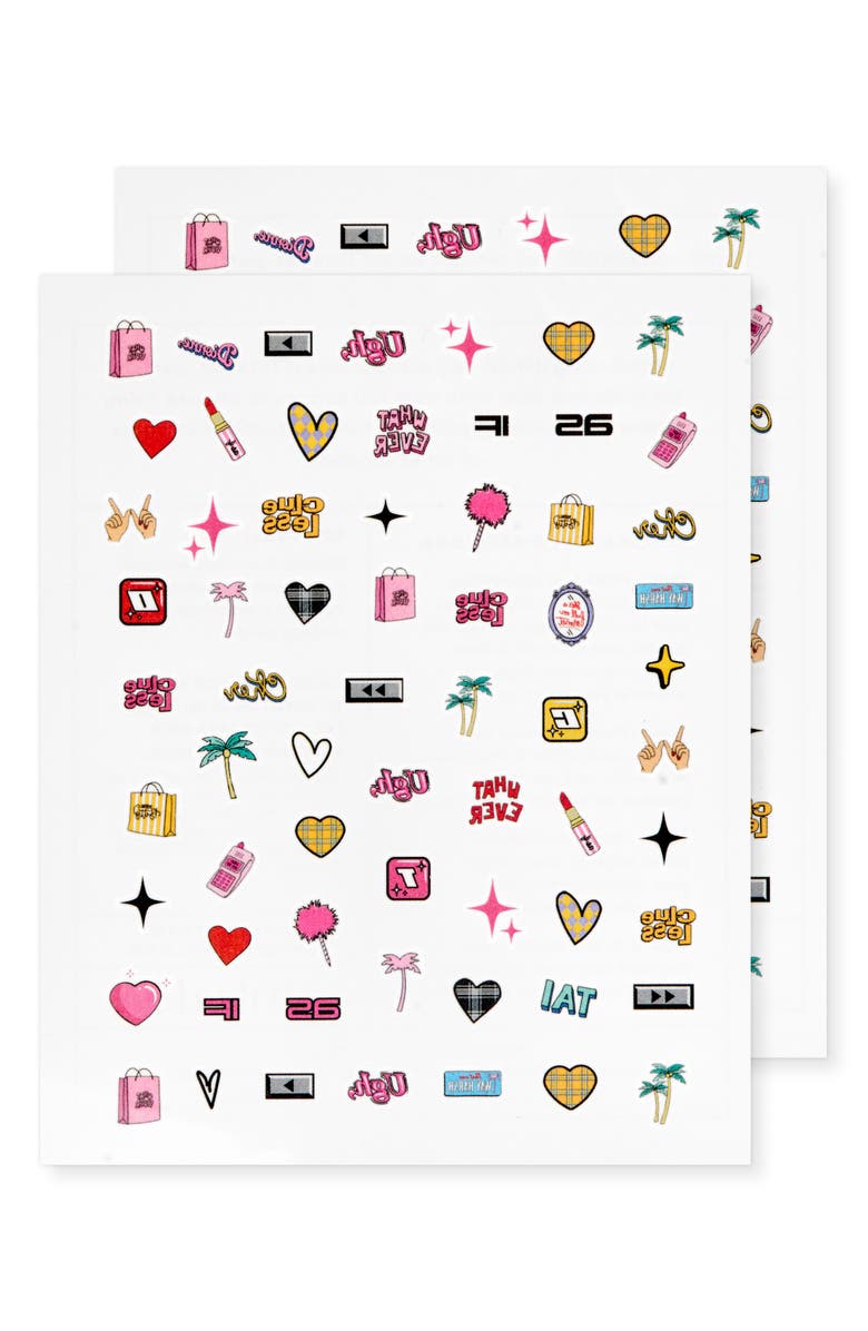 INKED by Dani Clueless Whatever Nail Art Tattoos, Alternate, color, Multi