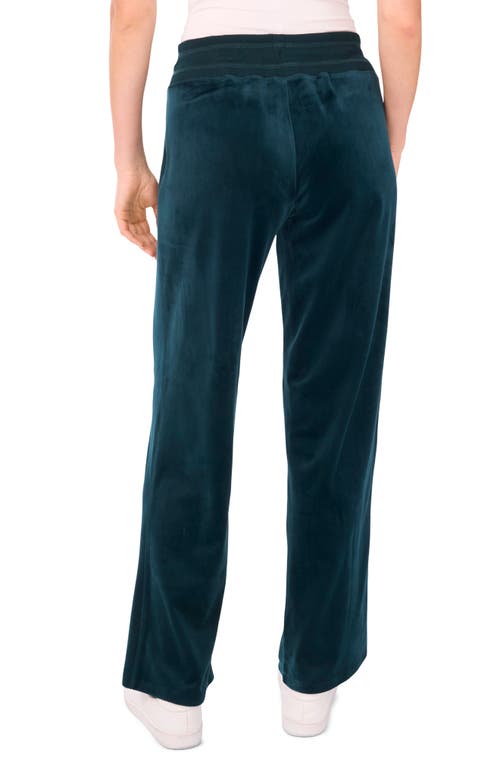 Vince Camuto Straight Leg Drawstring Pants In Green