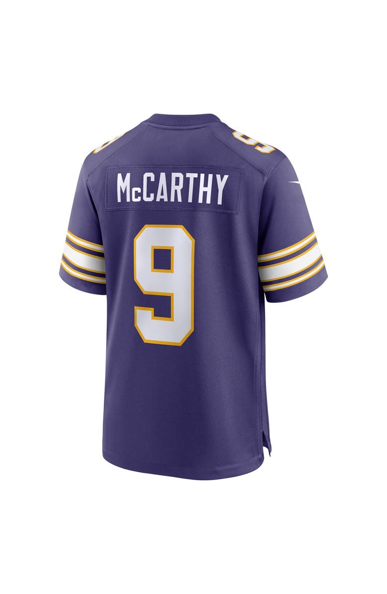 Nike Men's Nike J.J. McCarthy Purple Minnesota Vikings 2nd Alternate  Player Game Jersey, Alternate, color, Purple