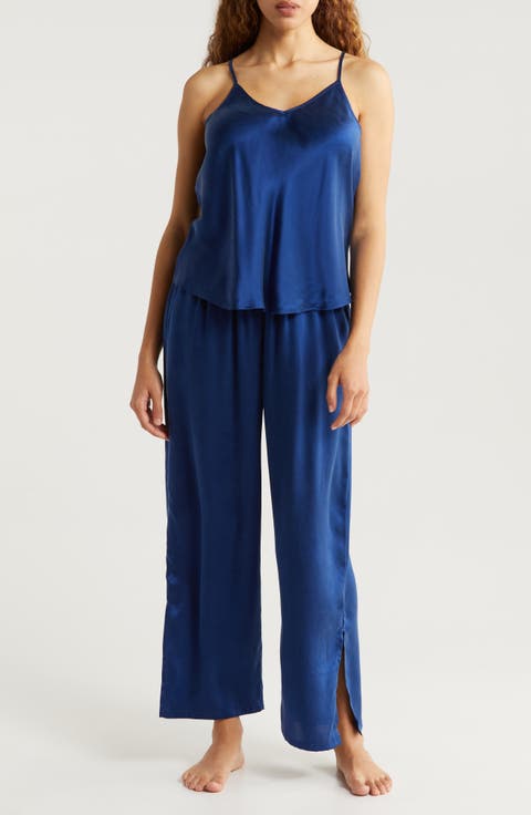 Washable Silk Crop Pajamas