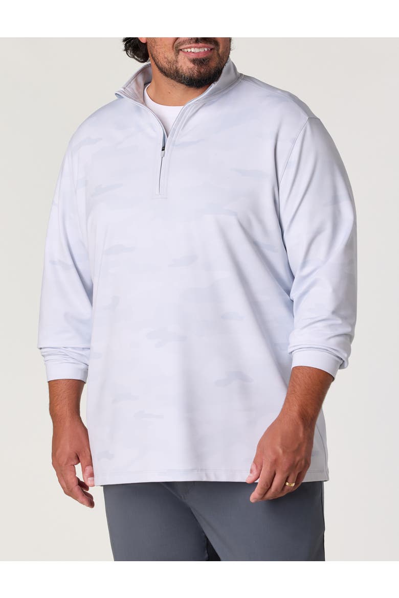 Big & Tall Performance Club 1/4-Zip Pullover V2, Main, color, SHELL GREY CAMO