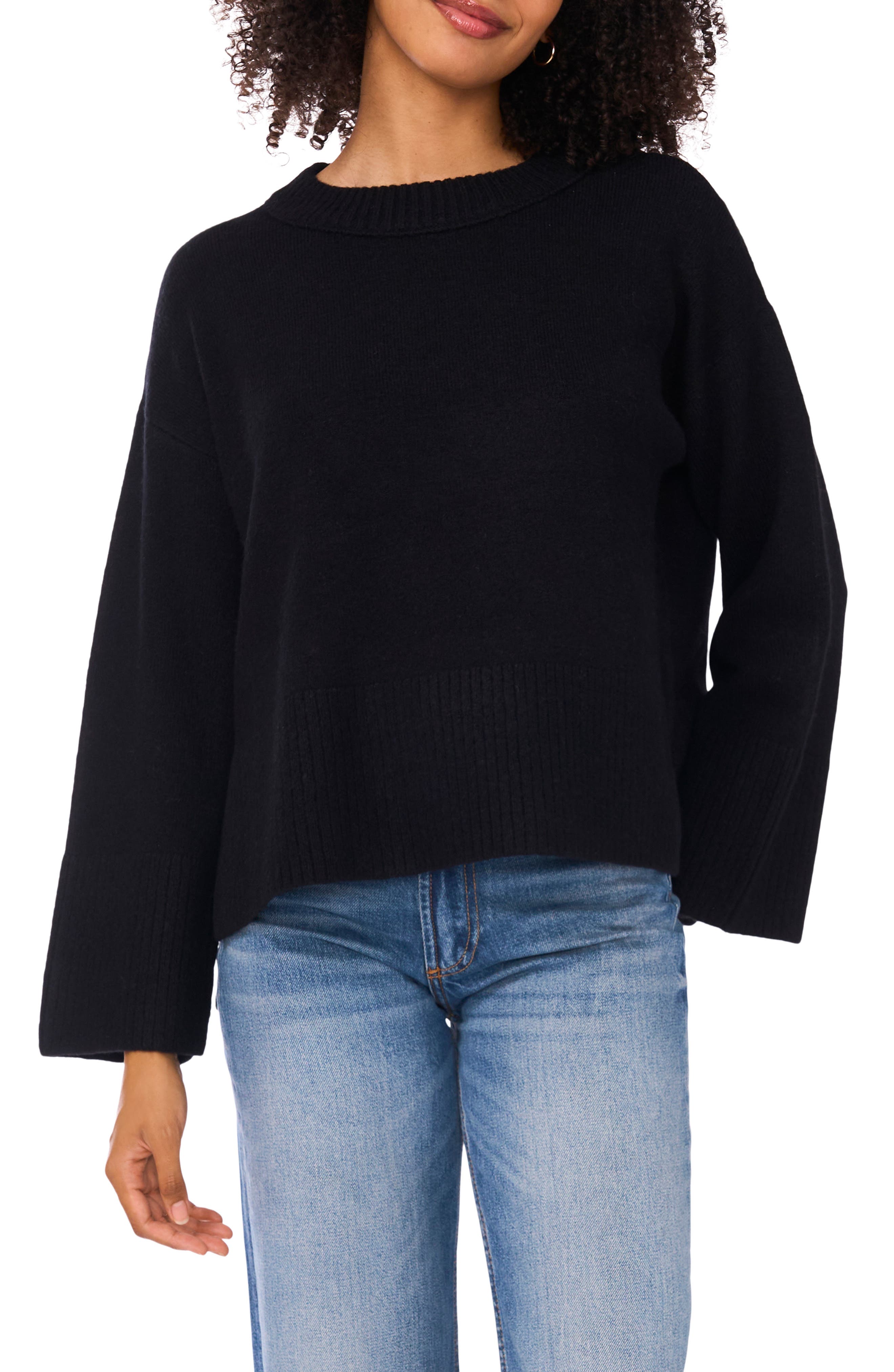 Vince Camuto Relaxed Crewneck Sweater