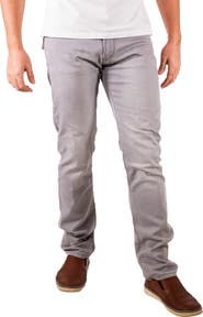 Maceoo Classic Fit Stripe Selvedge Contrast Jeans