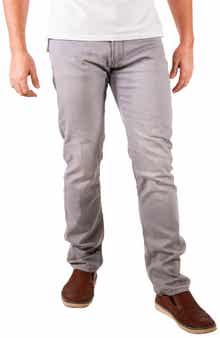 Maceoo Classic Fit Stripe Selvedge Contrast Jeans