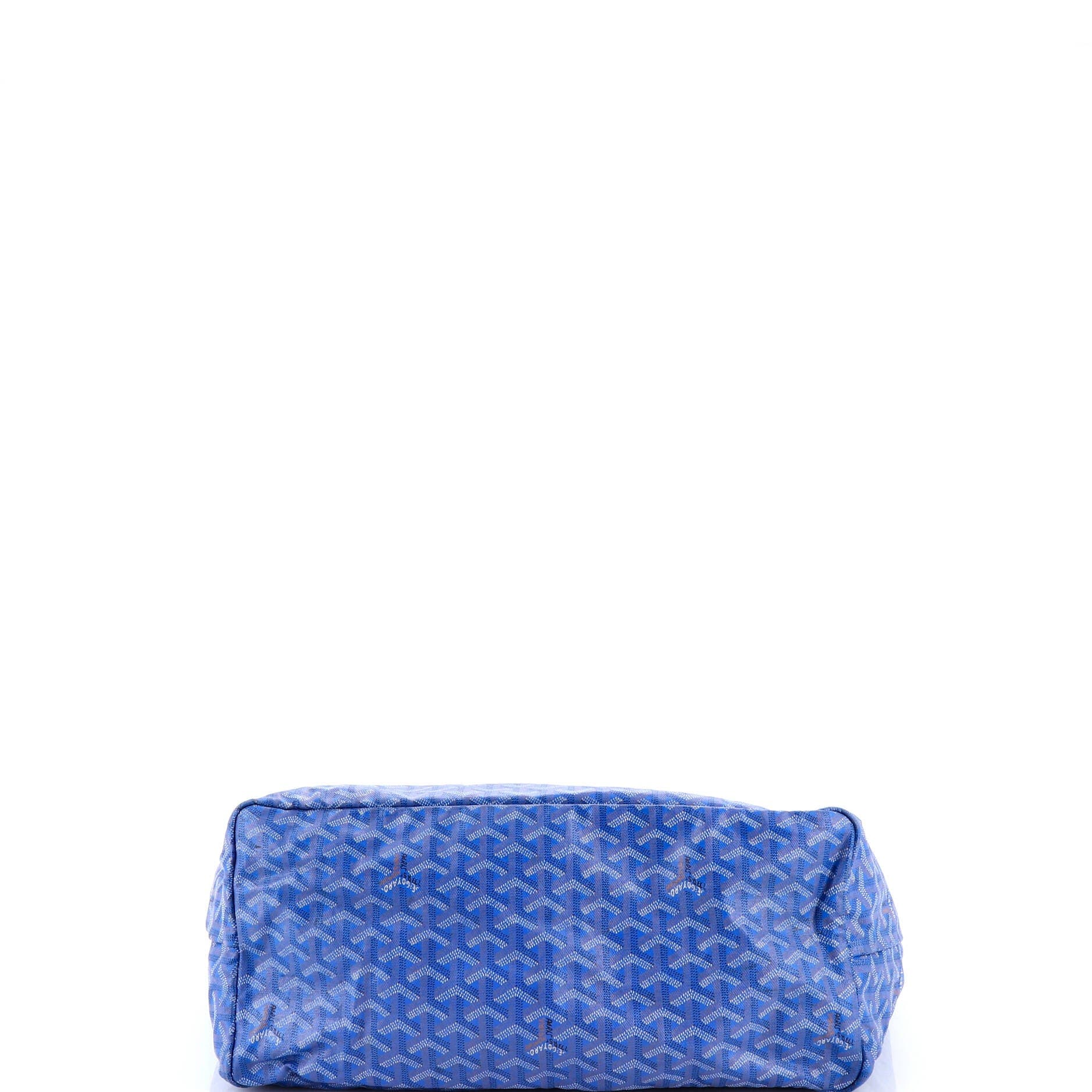 Pre-Owned Goyard Saint Louis Tote Coated Canvas GM, Alternate, color, Blue