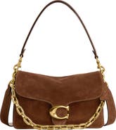 COACH Tabby Chain Suede Shoulder Bag