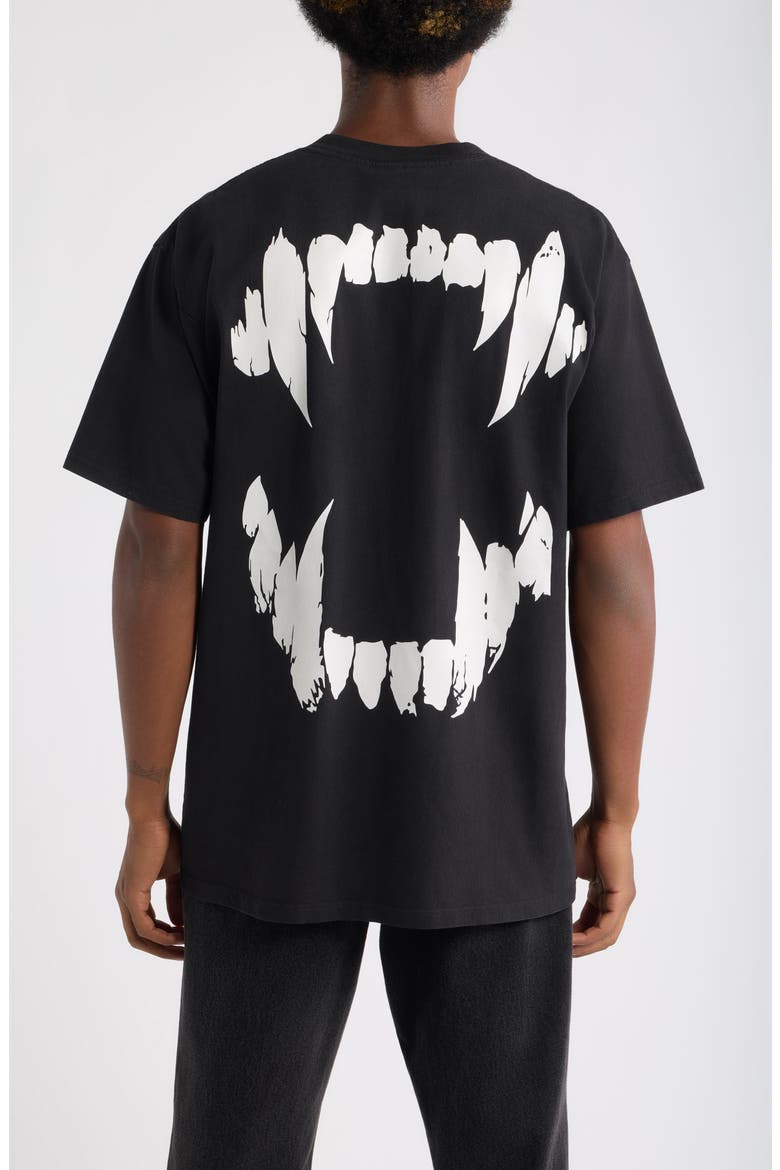 Beware My Bite Graphic T-Shirt, Alternate, color, BLACK
