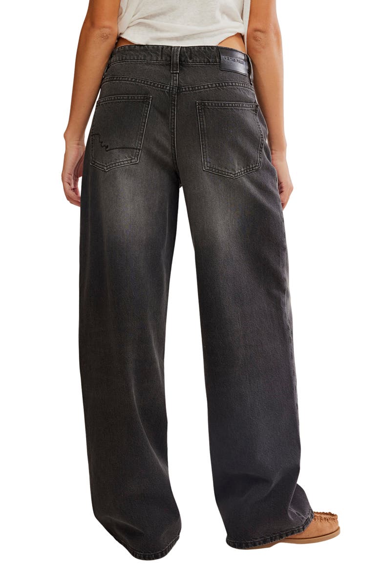 Nia Button Fly Wide Leg Jeans, Alternate, color, PARADISO