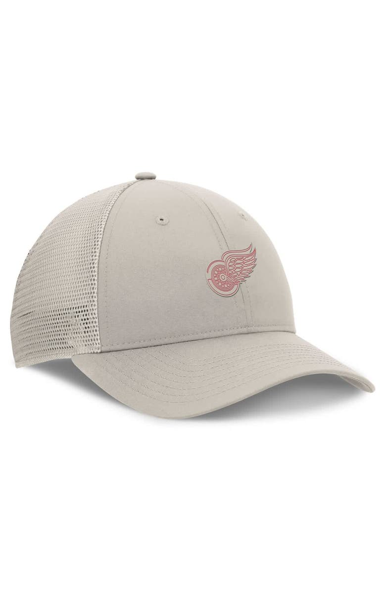 FANATICS Women's Fanatics Tan Detroit Red Wings Authentic Pro Road Trucker Adjustable Hat, Alternate, color, Tan