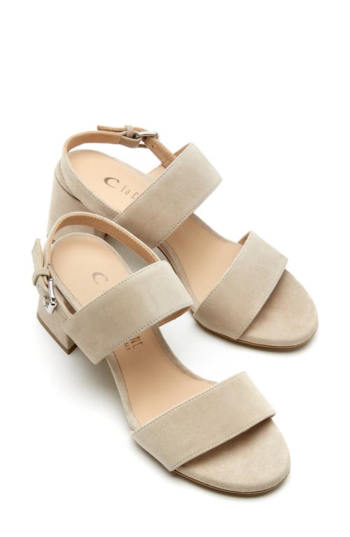 Shop La Canadienne Flemming Sandal In Cloud Suede