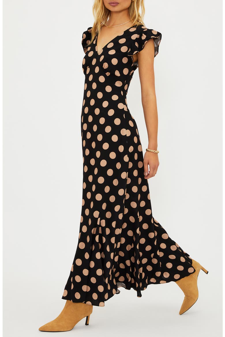 Elodie Cover-Up Dress, Alternate, color, MIDNIGHT POLKA DOT