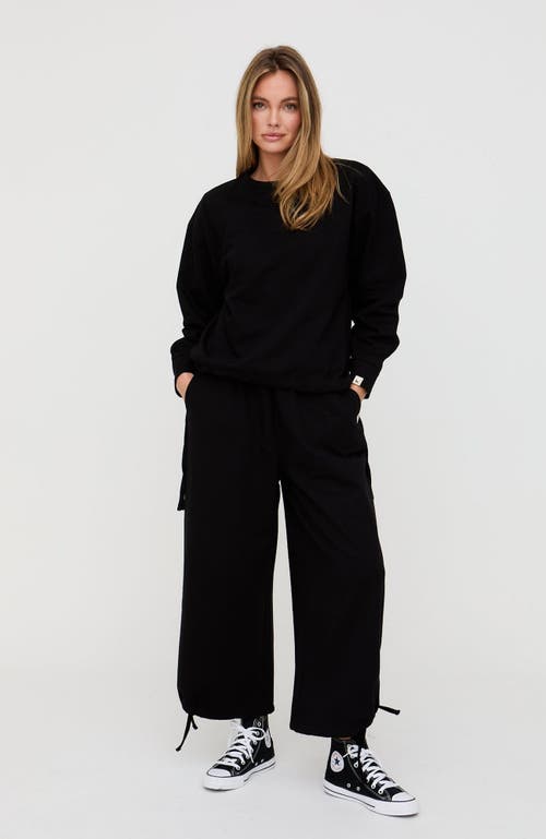 Turtledove London Organic Cotton Nel Sweatshirt In Black