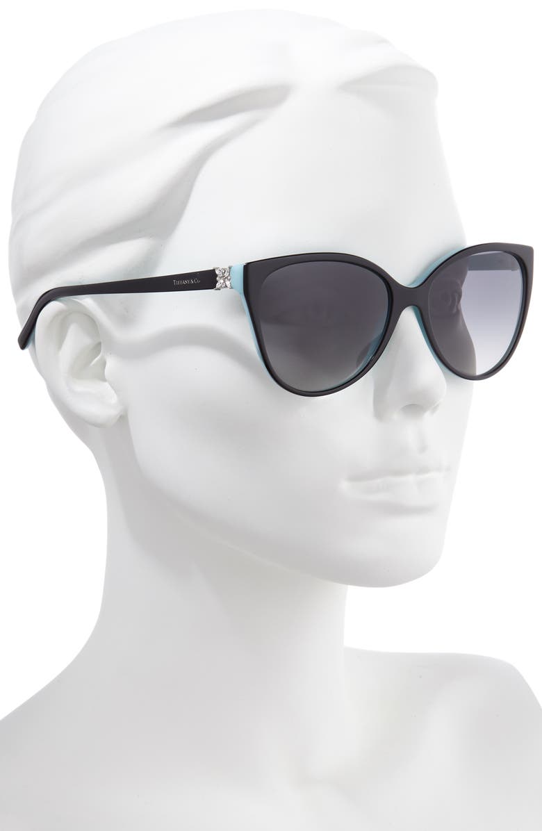 Tiffany & Co. 58mm Polarized Cat Eye Sunglasses, Alternate, color, 