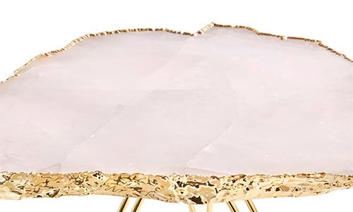 Anna New York Torta Rose Quartz Cake Stand, Gold In Rose Pink Gold