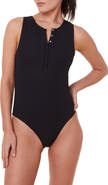 Andie Malibu Ribbed One-Piece Swimsuit