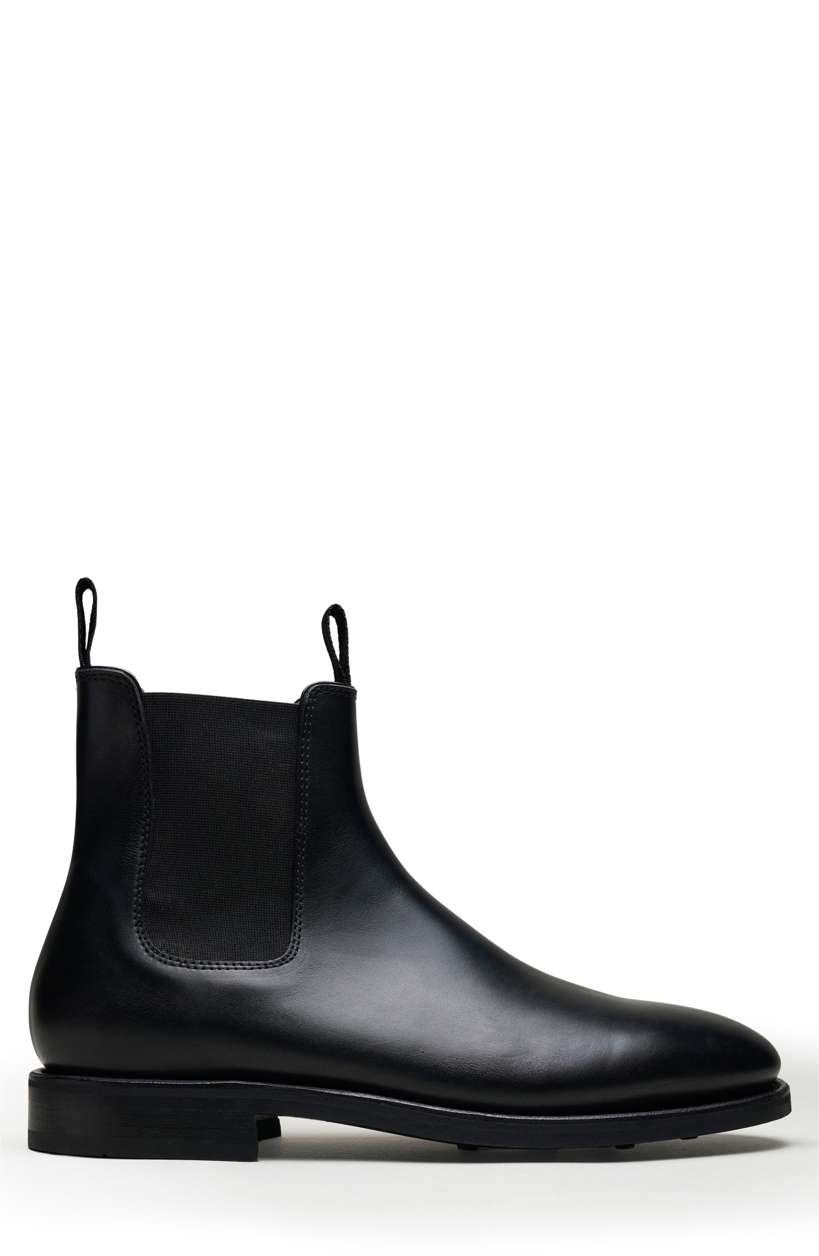 MORJAS The Chelsea Boot, Alternate, color, Black Calf