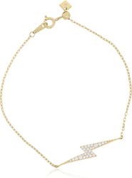 The Lovery Fine Jewelry Diamond Lightning Bolt Bracelet