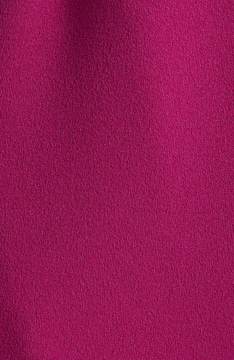 Tahari ASL Cross Neck Sleeveless Scuba Crepe Jumpsuit, Alternate, color, Wild Berry