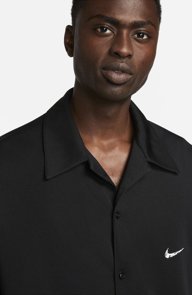 Nike Dri-FIT Short Sleeve Basketball Button-Up Shirt, Alternate, color, 