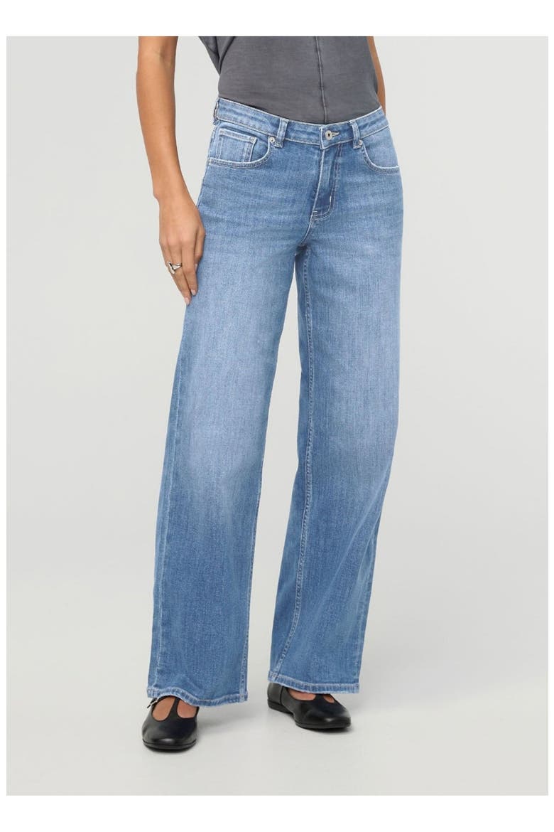 Performance Denim Mid Rise Loose Straight, Alternate, color, Vintage-Seaside