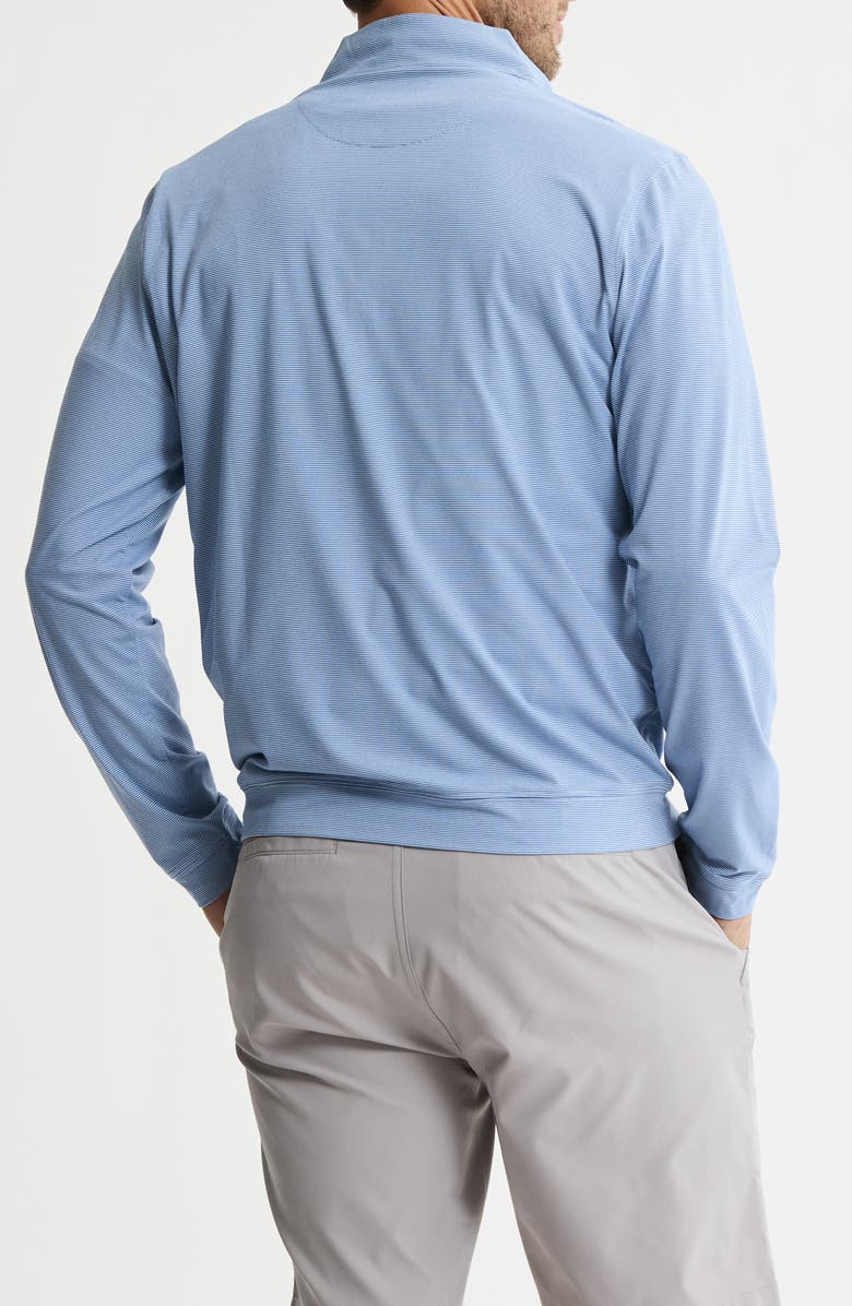 JACHS Performance Microstripe Quarter Zip Pullover, Alternate, color, Blue Stripe