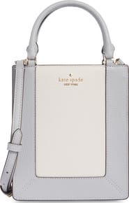 Kate Spade New York lena colorblocked pebbled leather mini tote bag