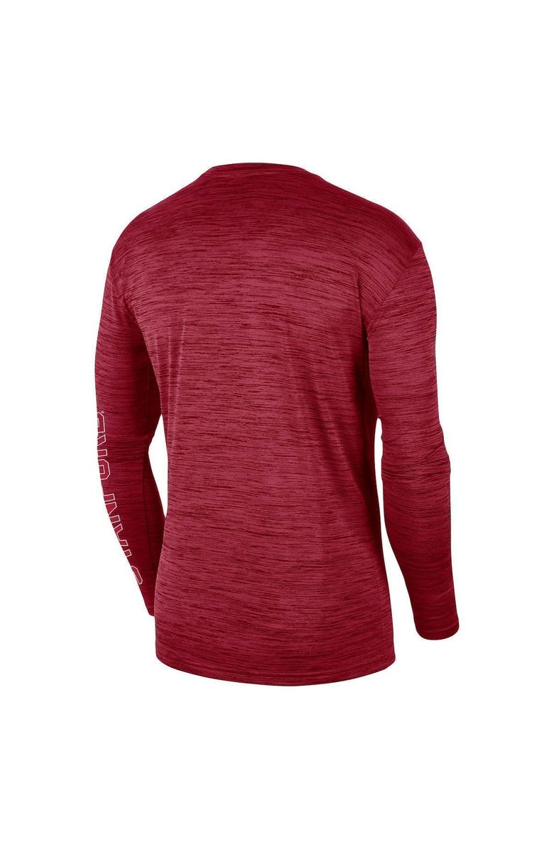 Nike Men's Nike Cardinal Stanford Cardinal Velocity Legend Team Performance Long Sleeve T-Shirt, Alternate, color, Cardinal