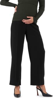 Ripe Maternity Alexa Wide Leg Maternity Work Pant - Black