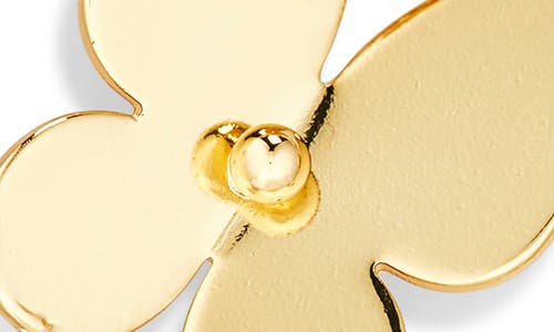Eye Candy Los Angeles Belinda Butterfly Drop Earrings In Gold