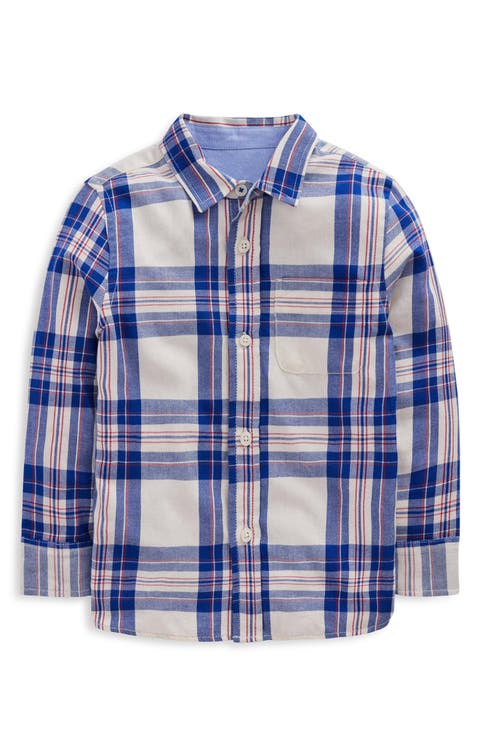 Kids' Check Cotton Shirt